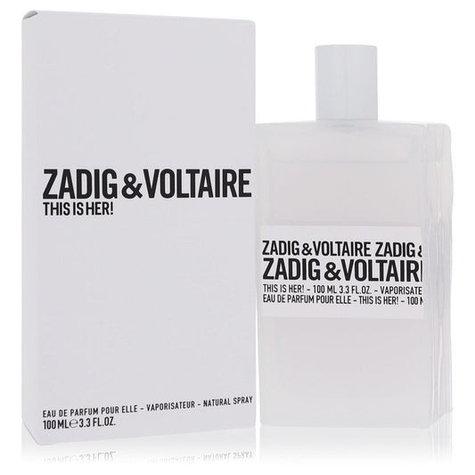 This Is Her Eau De Parfum Spray by Zadig & Voltaire 100 ml