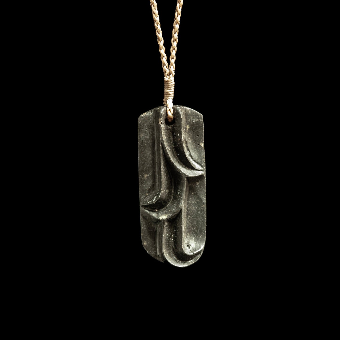 Contemporary Onewa drop pendant, hand-crafted by Alex Sands Necklace